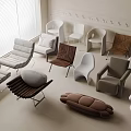 Modern Stylish Single Chairs With Various Designs And Colors For Interior Decor