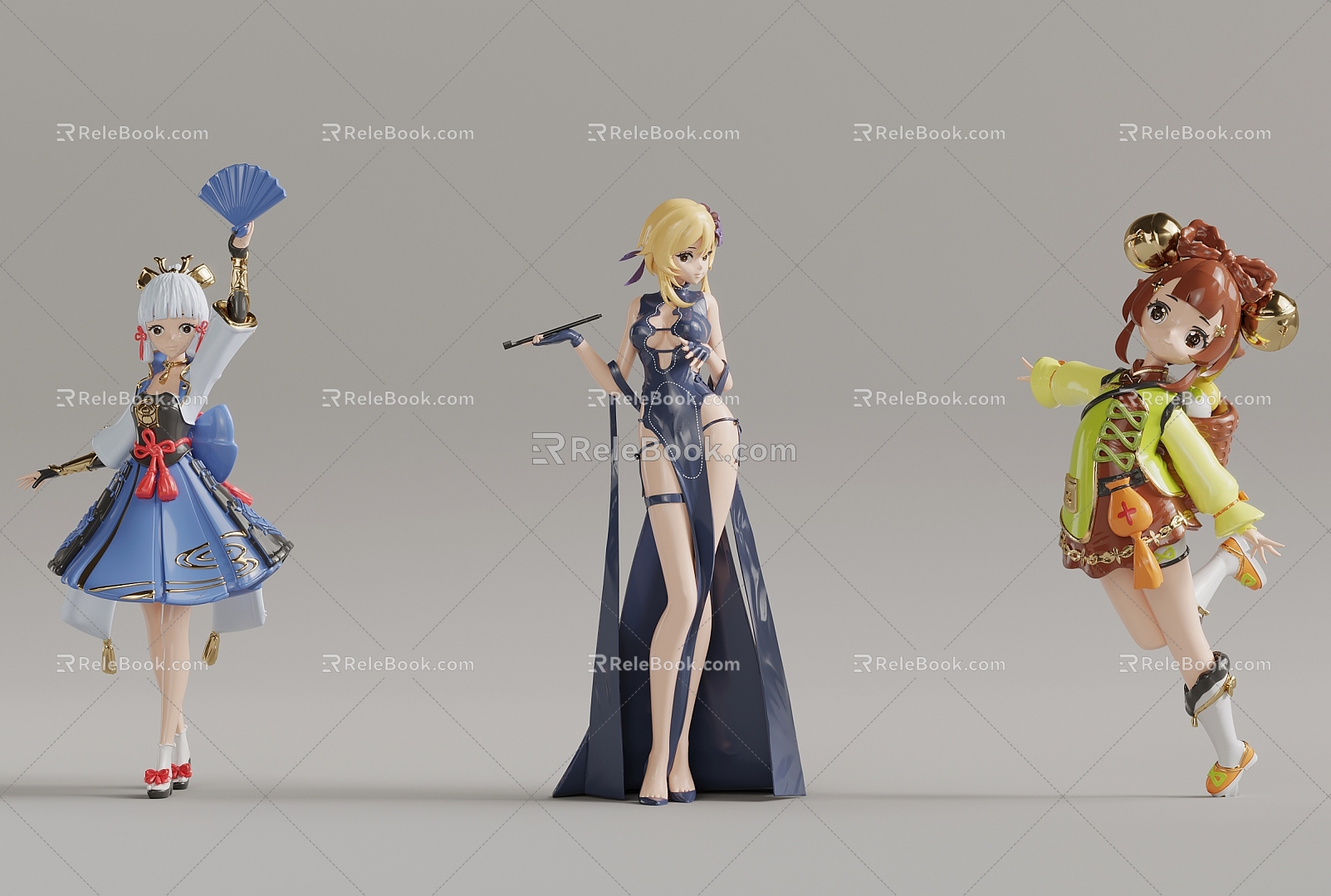 Modern Toy Anime Character Ornaments 3d model