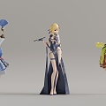 Modern Toy Anime Character Ornaments 3d model