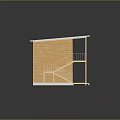 Single Story Wooden Building With White Roof And Multiple Windows On Lawn Foundation