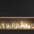 Fireplace Electronic Fireplace Decorative Fireplace Stove 3d model