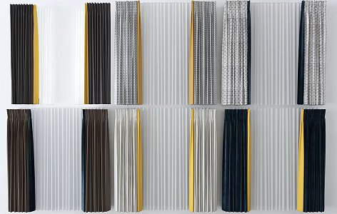 Modern Curtains 3d model
