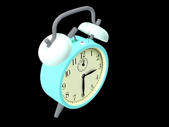 Modern alarm clock 3d model