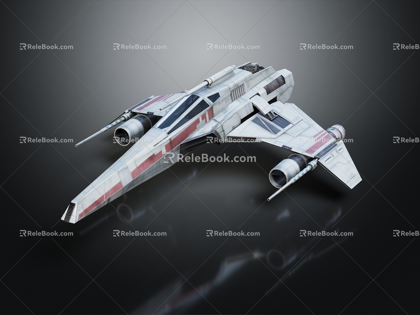 Modern Fighter Fighter Fighter Sci-fi Fighter 3d model