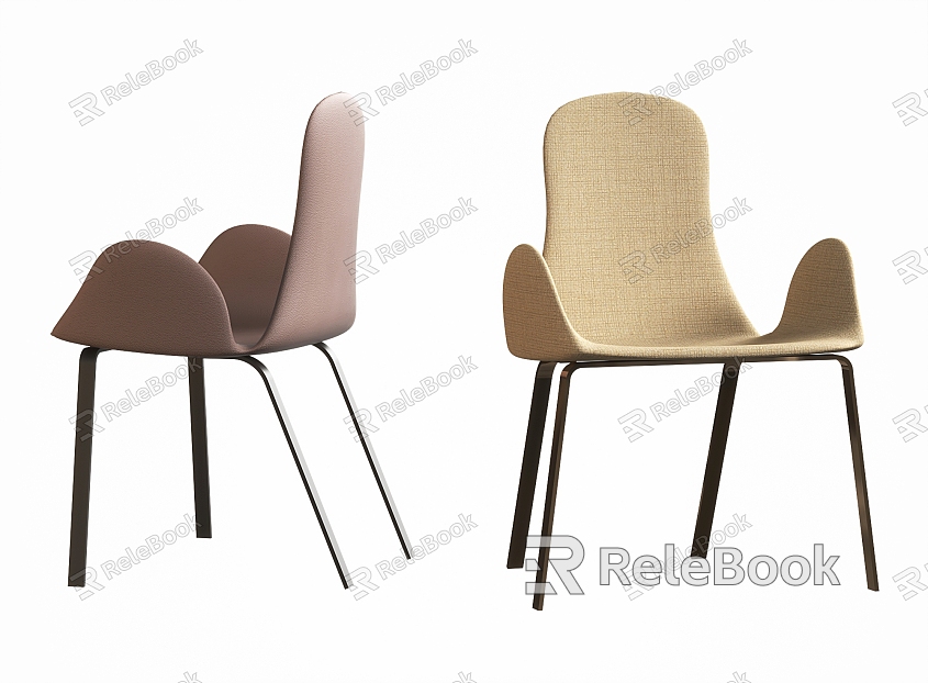 Single Chair Fabric Single Casual Chair Leather Dining Chair Office Chair Fashion Lazy Chair model