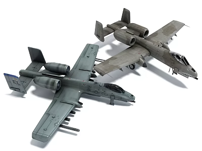 Style Fighter Aircraft Military Equipment Bomber 3d model