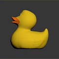 Soft Yellow Rubber Duck Bath Toy For Kids Bathroom Daily Use