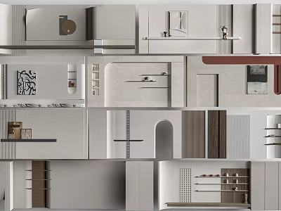 Modern Comfortable Multi Seater Sofa With Soft Fabric And Plush Cushions For Living Room 3d model