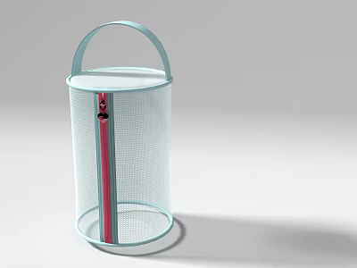 Mesh Bag Handbag Bucket Cosmetic Bag Wash Bag Bag 3d model