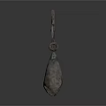 Ancient Metal Tools Including Human Shaped Long Implement And Bell Shaped Device