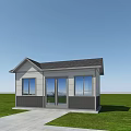 Multiple Detached Villas With Green Lawn Driveways And Various Exterior Designs