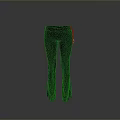 Gray Knitted Pants With Side Slits And Simple Design For Daily Wear