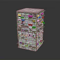 Dense High Rise Residential Building With Multiple Balconies And Air Conditioning Units