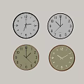 clock wall clock creative clock wall clock 3d model