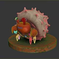 Dwelling crab sea crab river crab hairy crab bread crab hermit crab big crab small crab 3d model