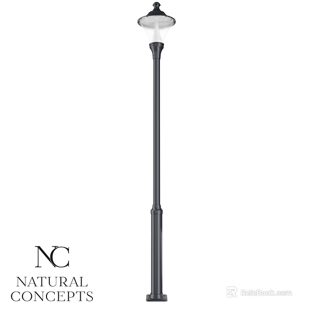 Modern Outdoor Light Pole Design For Garden And Street Illumination 3d model 