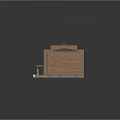 Western Style Saloon Wooden Building With Sign Veranda Barrels And Steps