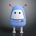 Robot Assistant Small Robot Butler 3d model