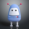 Robot Robot Assistant Small Robot Robot Butler 3d model