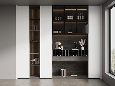 Modern Sideboard Wine Cabinet model