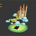 Game Environment Game Scene Fairy Tale Scene Fairy Tale Magic Scene Magic Item Fantasy Scene 3d model