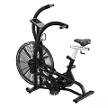 Durable Air Resistance Exercise Bike And Fitness Equipment With Fan Structure And Adjustable Seat