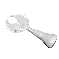 3D Rendered Kitchen Whisk Tool With Textured Handle And Mesh Head Design