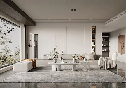 The Silent Living Room 3d model