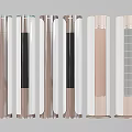 Modern Tower Air Cooler Fans With Metallic White Panels And Grille Designs