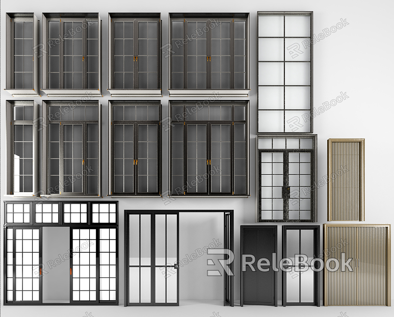 Modern double door model