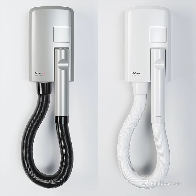 Miele Modern Wall Mounted Vacuum Cleaner With Black And White Color Options 3d model 