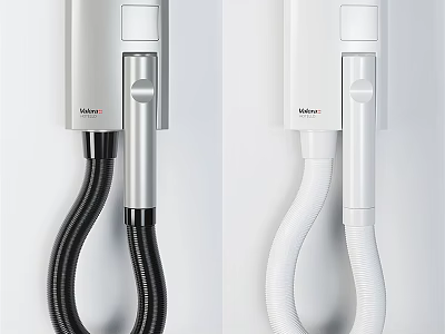 Miele Modern Wall Mounted Vacuum Cleaner With Black And White Color Options 3d model