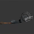 Industrial Mechanical Components With Large Gear Assembly And Small Parts