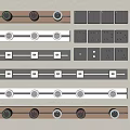 Modern Socket Mobile Rail Socket 3d model