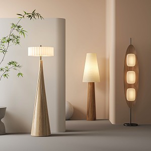 Modern floor lamp 3d model