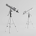 High Quality Dual Telescopes With Stable Tripod Stands Commercial Equipment