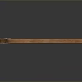 Vintage Weapon Axe With Metal Head And Wooden Handle On Reflective Dark Surface
