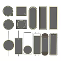 Different Types Of Modern Mirrors With Various Shapes For Home Interior Decor