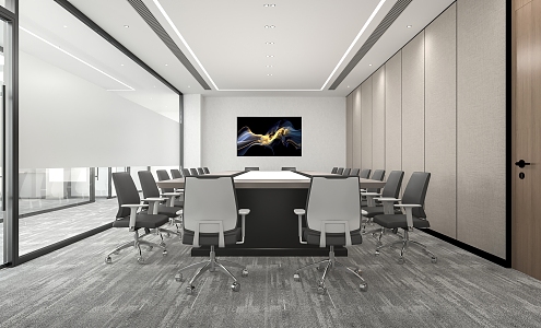 Modern Meeting Room Medium Meeting Room 3d model