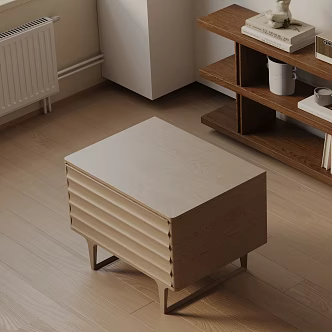 Modern Bedside Cabinet 3d model