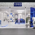 Modern Beauty Hair Salon Interior With Styling Chairs Mirrors Lighting And Equipment