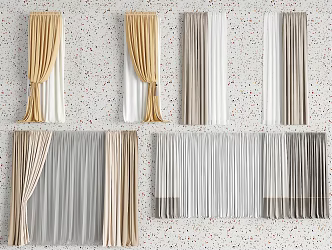 Curtains 3d model