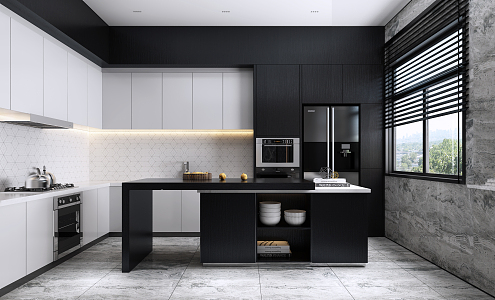 Modern Kitchen 3d model