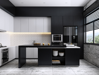 Modern Kitchen 3d model