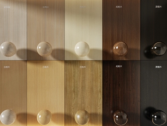 Wood grain wall panel wood veneer wall panel wood 3d model