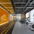 Modern Gym 3d model