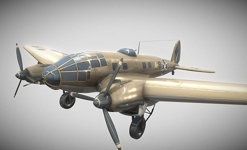 Heinkel Fighter 3d model