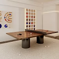 Indoor Sports Equipment Featuring Ping Pong Table And Decorative Wall Art For Home Game Room