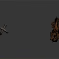 Intricately Designed Magical Staff Weapons With Ornate Carvings And Decorative Tips