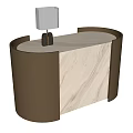 Reception desk lamp 3d model